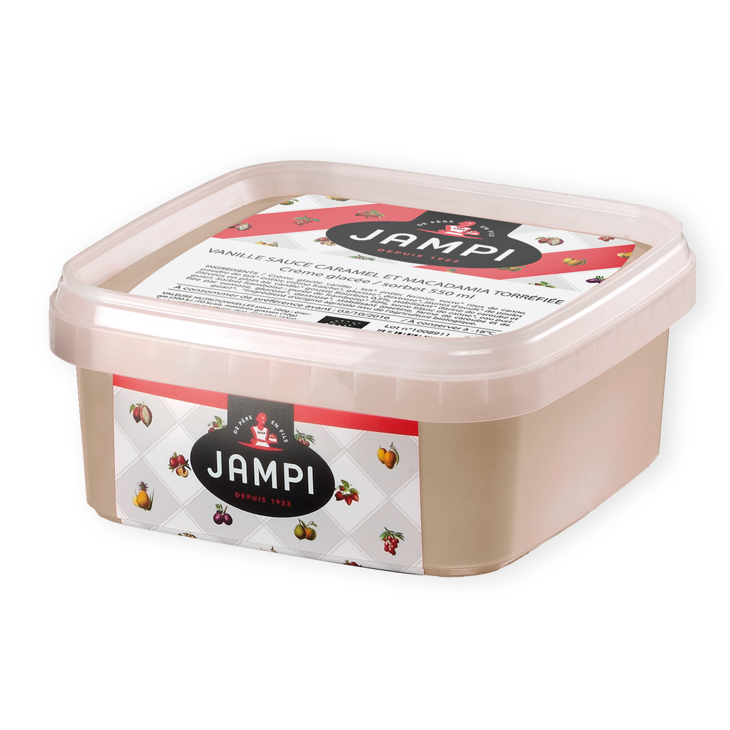 [75133] VANILLE SAUCE CARAMEL ET MACADAMIA TORRÉFIÉE 550ML