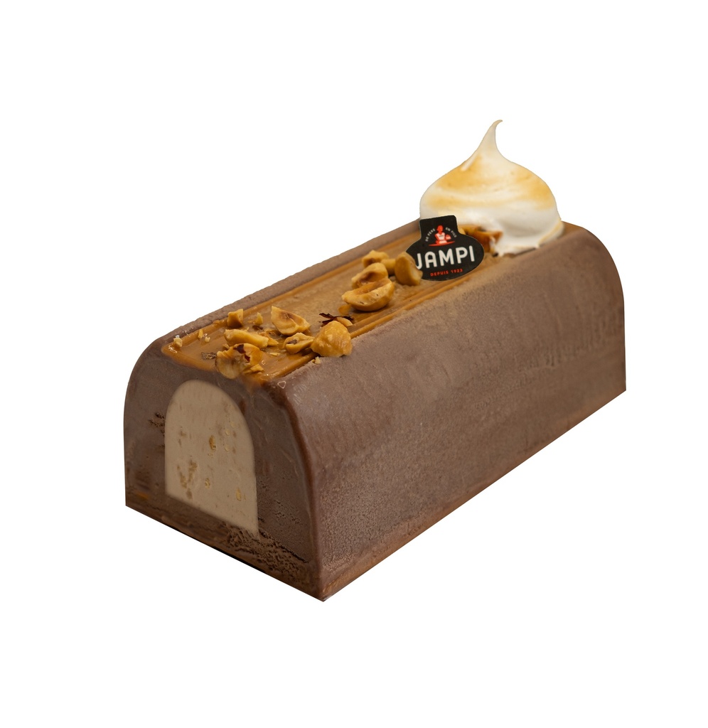 BÛCHE CACAO & NOISETTE GIANDUJA
