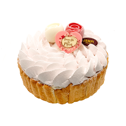[3071] LA CHARLOTTE FRAMBOISE TONKA 6P - SANS GLUTEN